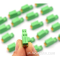blocos terminais plugáveis ​​2P fêmea do passo de 2.5mm